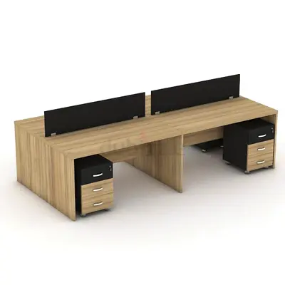 Modern 4 Person Workstation Desk in UAE