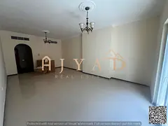 For annual rent: Beautiful two-bedroom apartment with a living room in Al Nuaimiya 3, next to Mashre