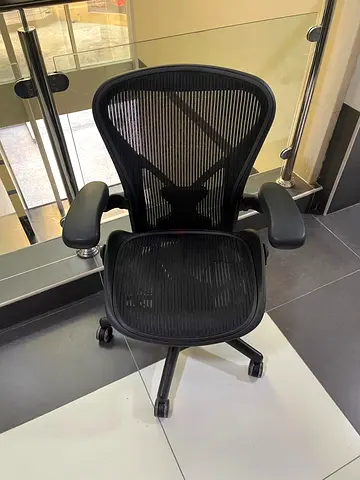 Slightly Used Herman Miller Aeron Classic Office Chair fully loaded