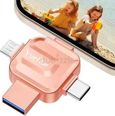 USB Flash Drive for iPhone 128GB, 4 in 1 USB Key for Storing More Photos and Videos. ( FIX PRICE )