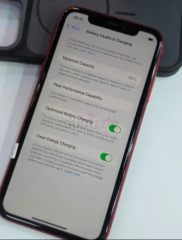 Apple iPhone xr  Battery Health and Charging Information