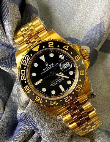 Rolex GMT-Master II Golden Super Clone Swiss Movement