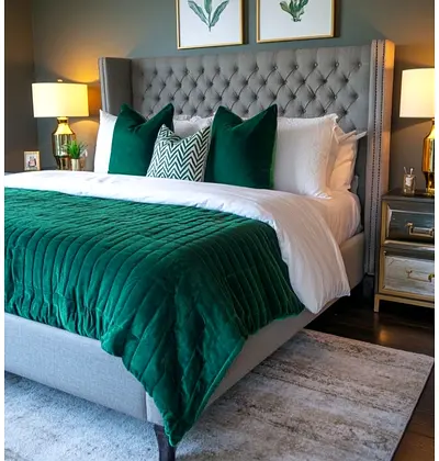 Elegant beautiful 200*200 super king size Bed