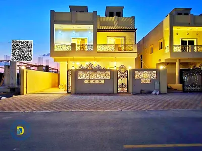 للبيع فيلا فاخرة 5 غرف بسعر خرافي بمنطقة الحليو 2 عجمان موقع مميز ملكية حرة وتمويل بنكى