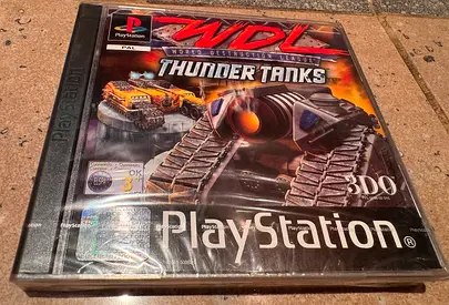 World Destruction League Thunder Tanks WDL - Sony Playstation One brand new sealed PS1 - PAL