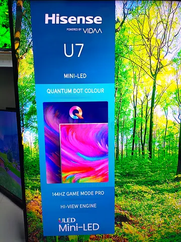 Hisense 100 Inch ULED 4K Smart, VIDDA TV, U7K Series, Mini LED Pro, Color Black Model – 100U7K – 1 Y