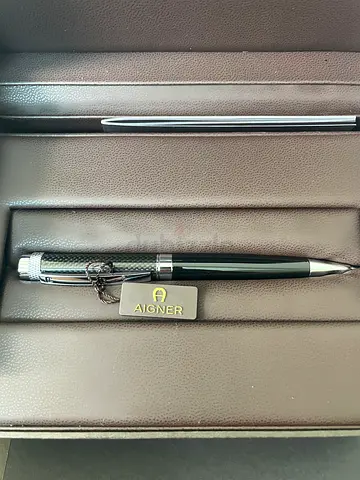Aigner Black Ballpoint Pen in Original Case - never Used