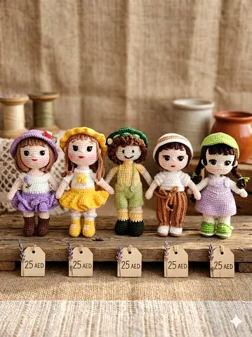 دمى مصنوعة يدويا كروشيه