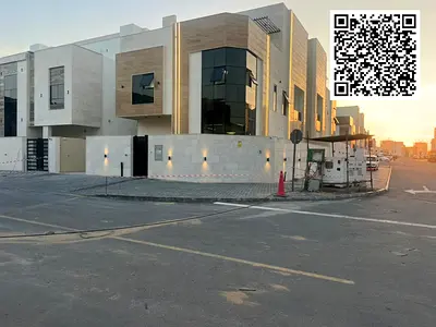 For Sale - Corner villa on two paved streets in Al Helio 2, Ajman - close to the mosque and Sheikh Mohammed Bin Zayed Road.