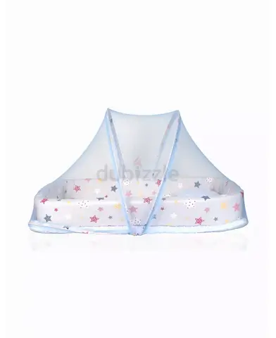 Portable Baby Bed with Mosquito Net – Like New