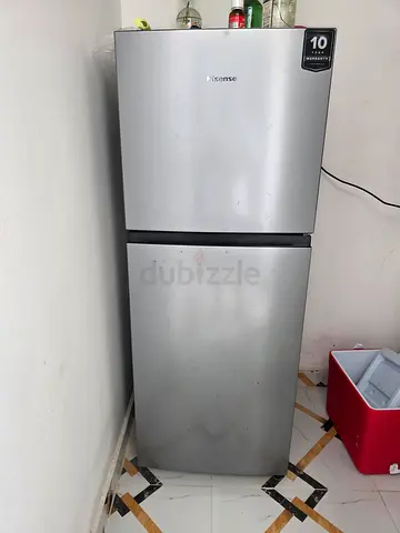 My Hisense 2-door refrigerator (silver) - perfectly working condition
