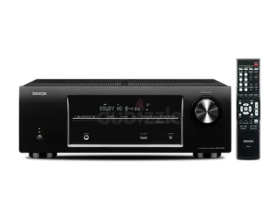 Denon 5.1 140W Per Channel 1080P and 3D Pass Through HD A/V 330 W AV Power Receiver - AVR-X500 black