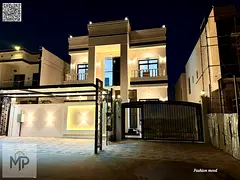 Villa with (pool)|ajman| al Yasmeen|5 master rooms, majlis, hall, maid room, roof|freehold|the price