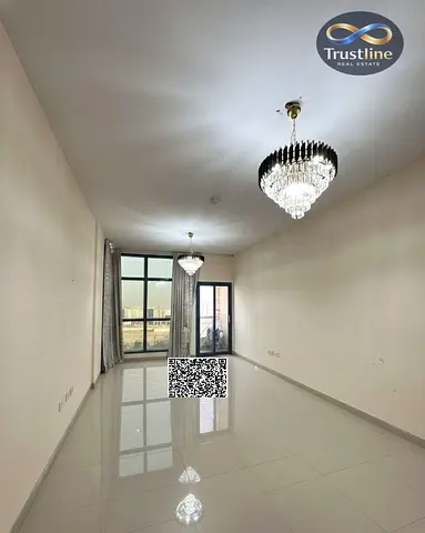 Two-bedroom apartment for sale in Al Nuaimiya Towers C. Installment payments remaining with a down payment of 220,000 AED. Immediate occupancy.