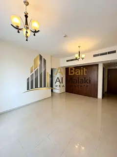 One bedroom and living room in Al Taawun for annual rent