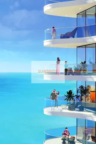 شقة أنيقة بغرفتي نوم مطلة على البحر — حياة راقية على الواجهة البحرية