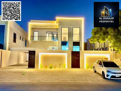 فيلا تصميم موردن مساحة 5000 قربية من المسجد و الشارع الرئيسى بسعر شامل المكييفات و قابل لتفاوض