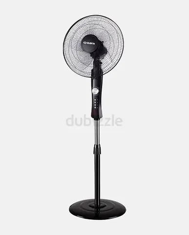 Black Adjustable Pedestal Fan (Working)