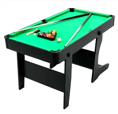 Stylish 6ft Folding Pool Table ( L180cm (71), W95cm (37.4), H77cm (30.3)