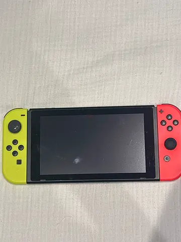 Nintendo Switch with Neon Red  Neon Yellow Joy-Con (Used)