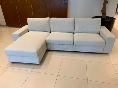 IKEA Vimle L Shape Sofa Bed Beige Excellent Condition