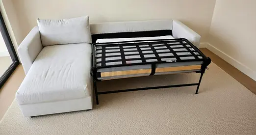 Ikea vimle L shape sofa bed with mattress