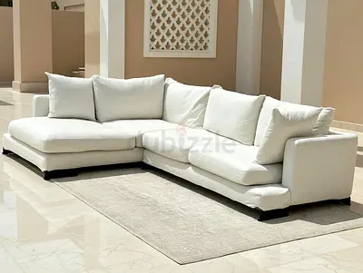 Beige remove able cover Camerich lazytime sectional sofa