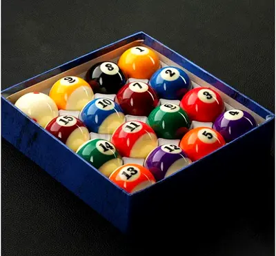 High-Quality Billiard Balls for English Pool - Brand New