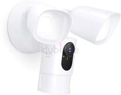 eufy security Floodlight Camera, 1080p, No Monthly Fees, 2500 Lumens, Weatherproof, Built-in AI,