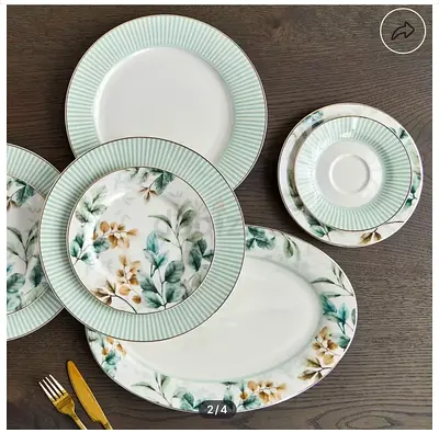 Brand New Elegant Floral Dinnerware Set 44pcs- serves 8