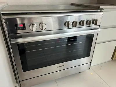 Bosch brand 5Burner top gas oven electric cooker 90*60cm