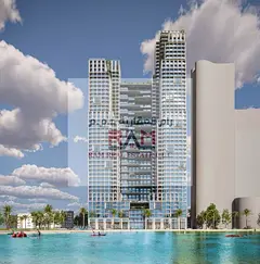 Invest on Ajman Corniche | Studio with balcony &amp; stunning view | Perfect for living or investmen