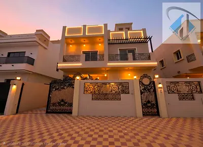 A villa with unique finishes, a reduced and negotiable price, located in front of a service area, close to a mosque and the main road.