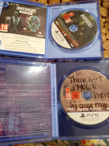 PS5 games — Payday 3  Silent Hill 2 (used discs)