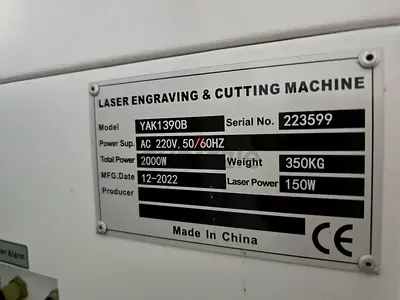 Laser Engraving  Cutting Machine YAK1390B