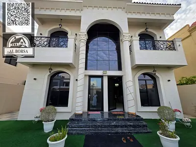 🏠Villa for rent – ​​Al yasmeen area, Ajman – 5 master bedrooms, living room, majlis, maid's room, prime location