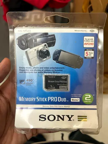 Sony memory stick for cybershot original packaging