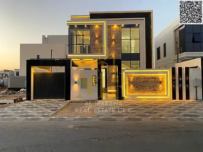 فيلا فاخرة للبيع في الياسمين- تصميم أنيق يضم3غرف نوم واسعة وتشطيبات فائقة الفخامة في موقع هادئ واستراتيجي في عجمان 🏡✨
