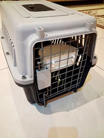 ​Premium Plastic Pet Carrier (Metal Gate) - Excellent Condition