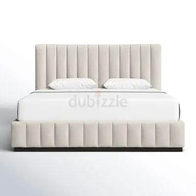 Luxury king size fully customisable bedframe with soft Valvet Fabric