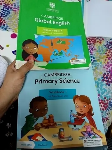 Cambridge Primary Science Workbook 1  Cambridge Global English Learners Book 4 (Used)