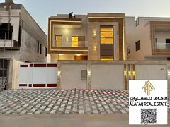 Villa for rent in Al Helio with 4 bedrooms, majlis, living hall, and rooftop, modern design, prime l