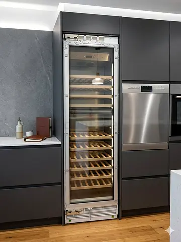 Gaggenau latest model series 400 wine fridge dual zone temperature built-in fully-integrated by bnm