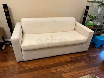Italian pull out Two Seater Seater sofa bed with mattress