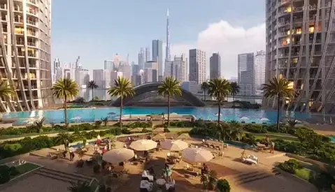 Corner 1BR Apartment in Binghatti Apex 905 Sq.ft Amenities View Main Road Near Al Khail Road & Binghatti Heights JVC Dubai