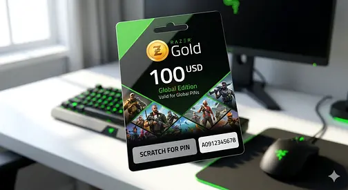 بطاقة ريزر جولد (Razer Gold) 100$