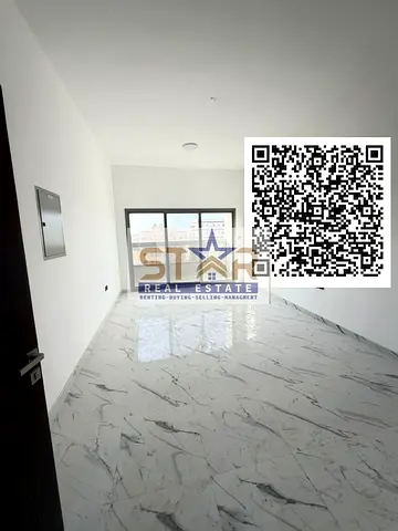 بنايه جديده اول ساكن غرفه وصاله 2 حمام مع بلكونه ايجار سنوى بعجمان