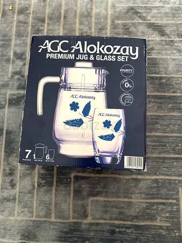 Alokozay Glass Jug and Glass Set
