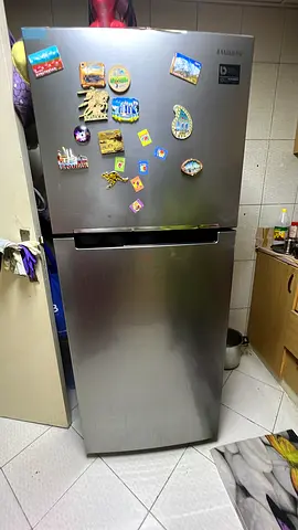 Samsung stainless steel refrigerator with bottom freezer