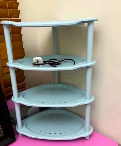 4-Tier Plastic Storage Shelf